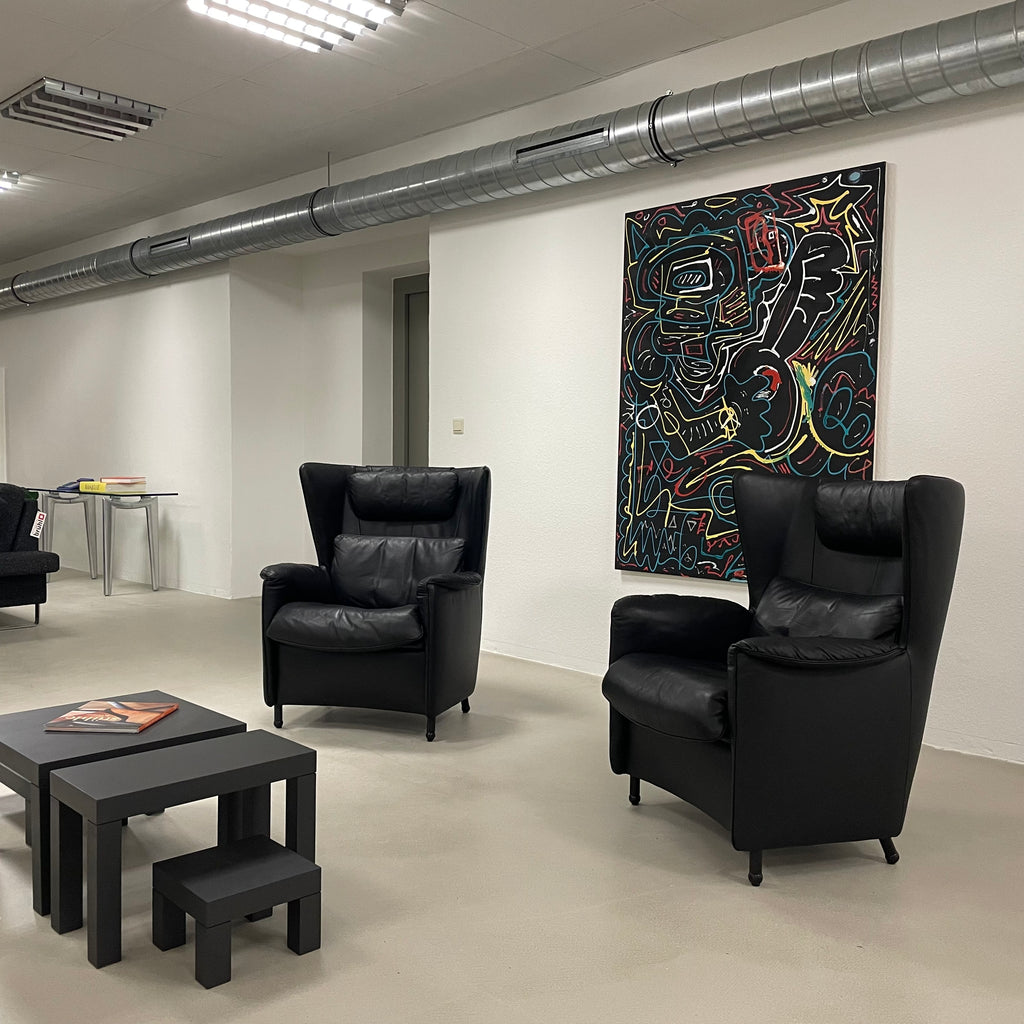 de Sede DS 23 Ohrensessel Lounge Chair Leder Sessel