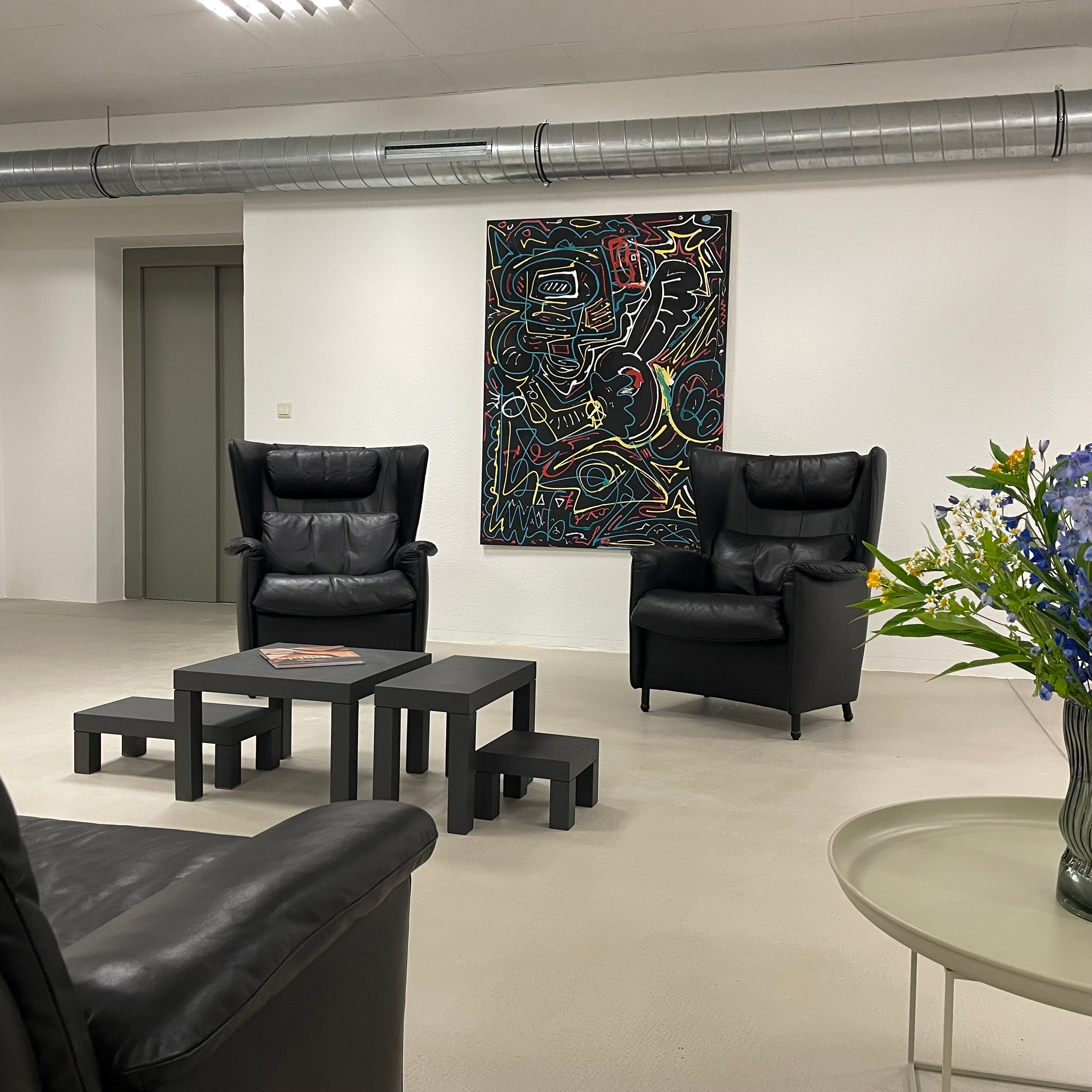 de Sede DS 23 Ohrensessel Lounge Chair Leder Sessel