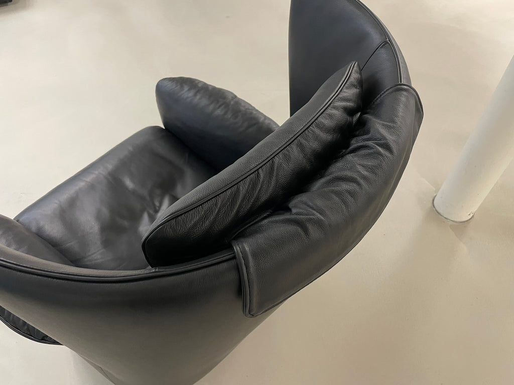 de Sede DS 23 Ohrensessel Lounge Chair Leder Sessel