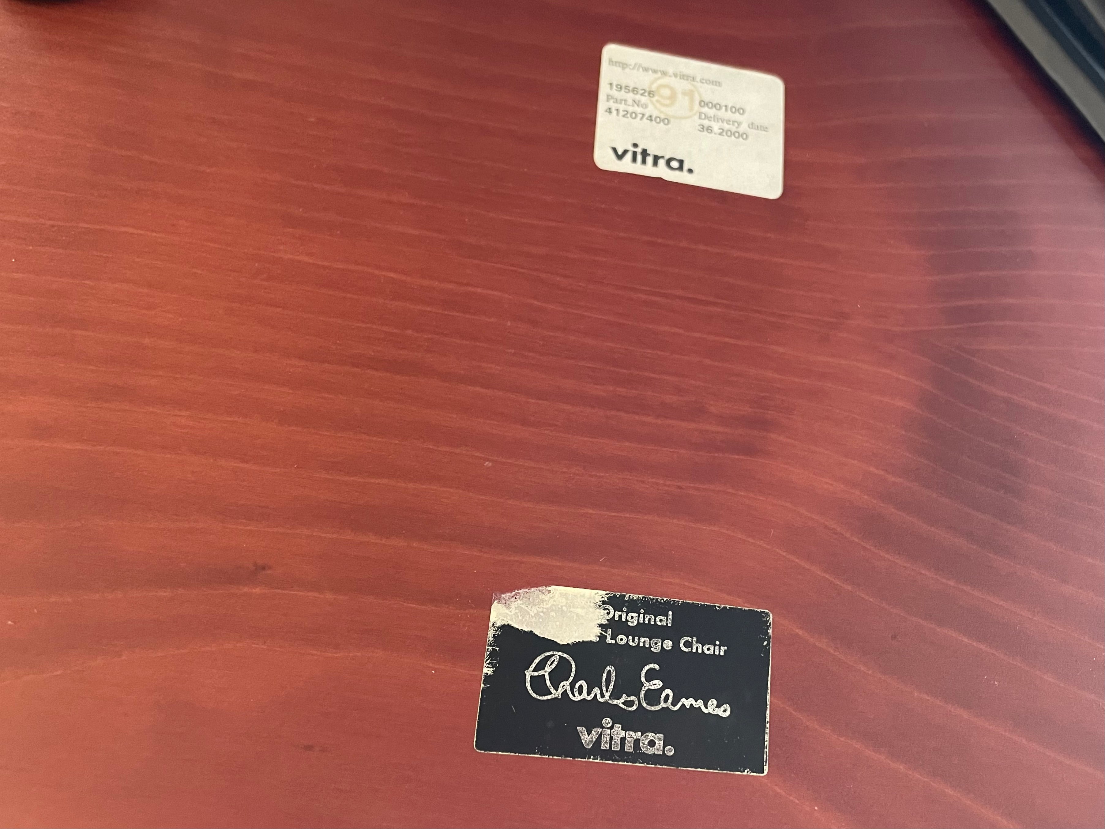Orig. Vitra Eames Lounge Chair in perfect vintage condition
