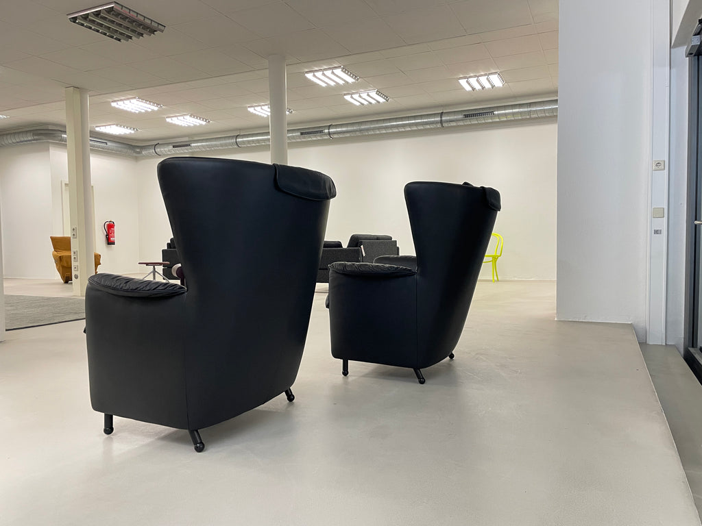 de Sede DS 23 Ohrensessel Lounge Chair Leder Sessel